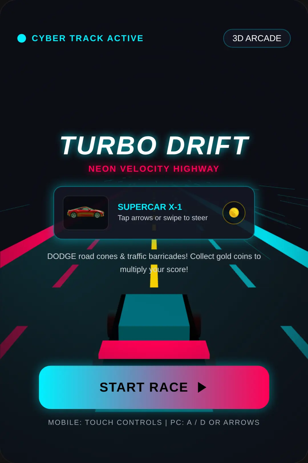 Turbo Drift 3D cover