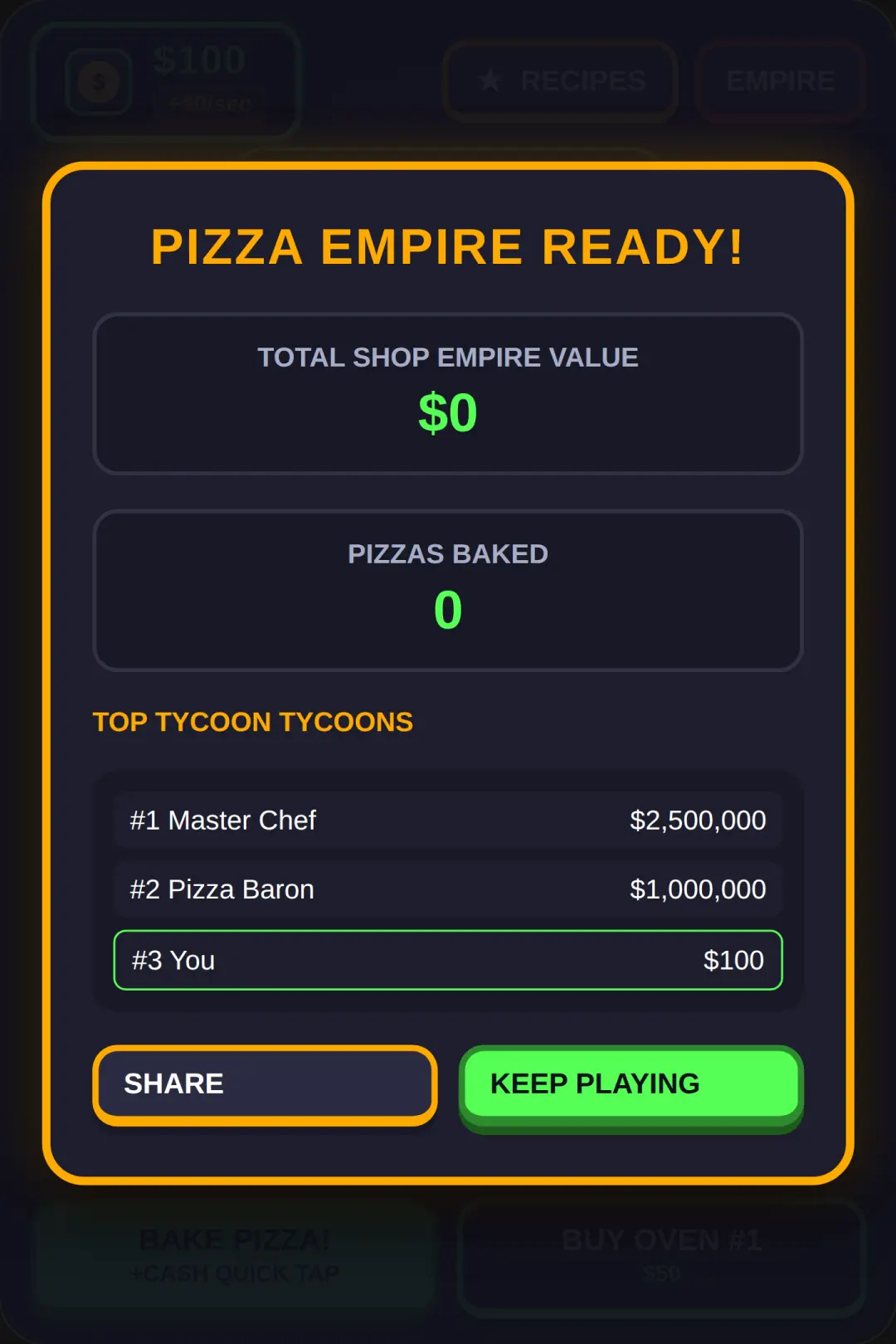 Roblox Pizza Shop Tycoon cover