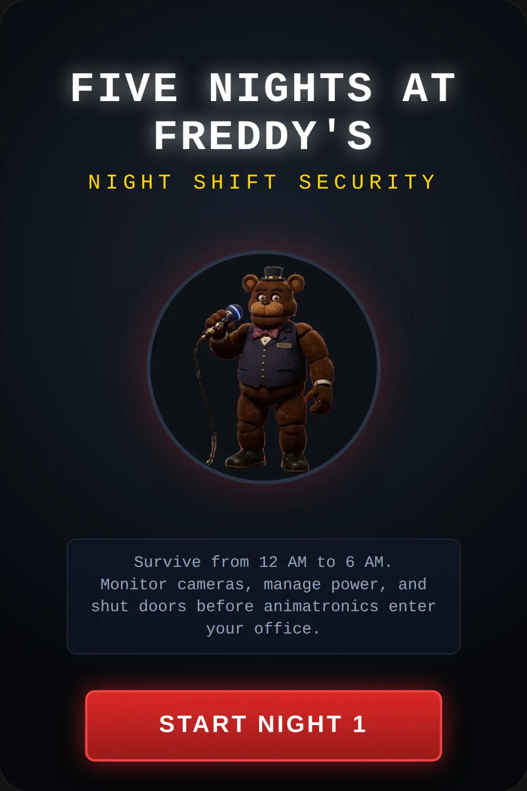 Five Nights at Freddy's: Mobile Security cover