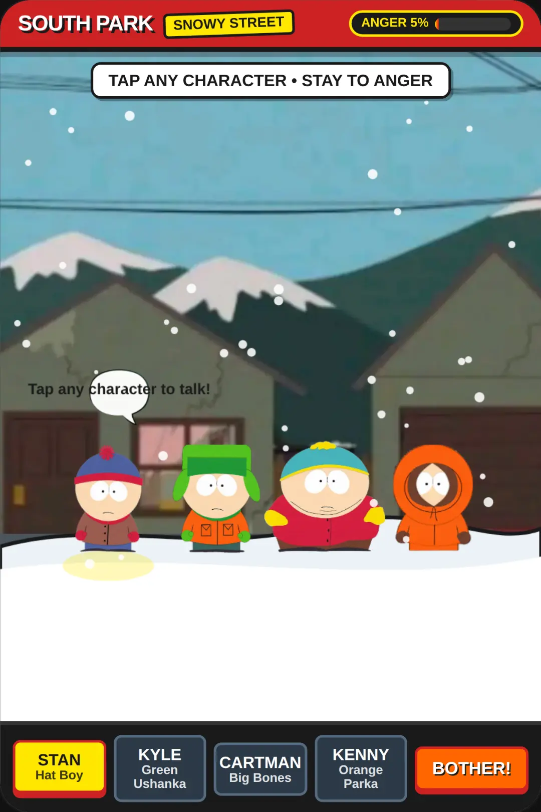 South Park Snowy Street cover