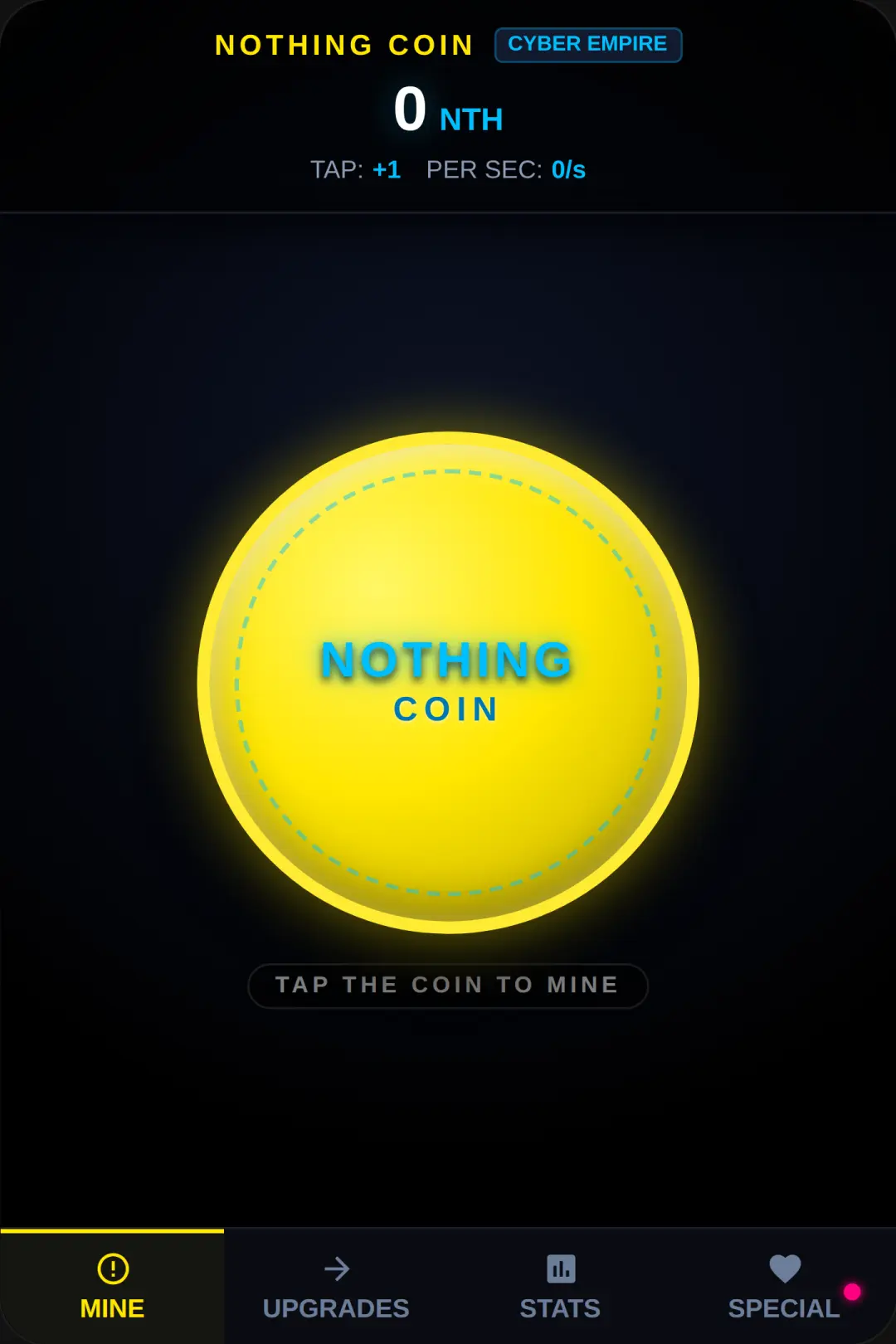 NOTHING COIN CLICKER cover
