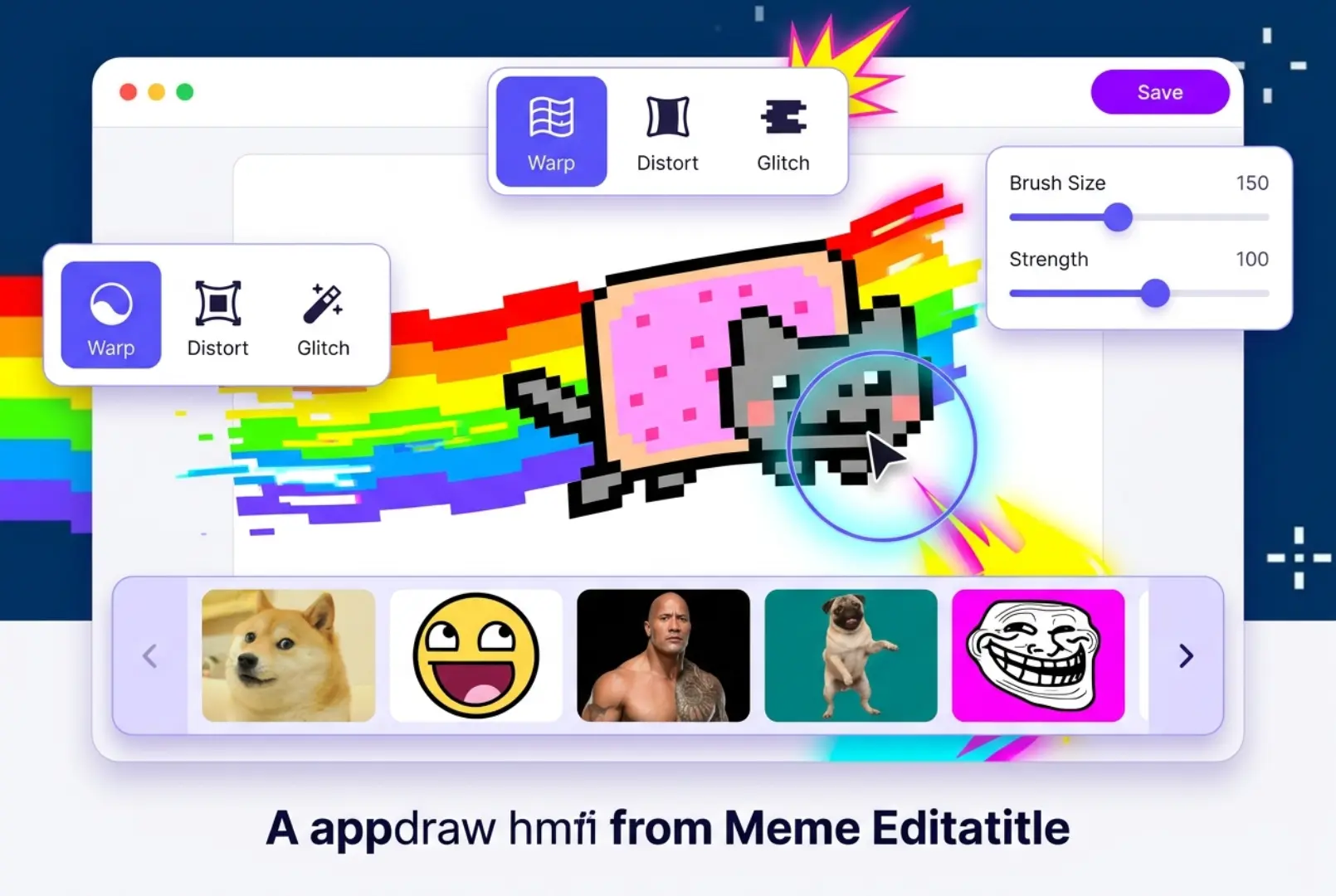 Meme Warp Playground