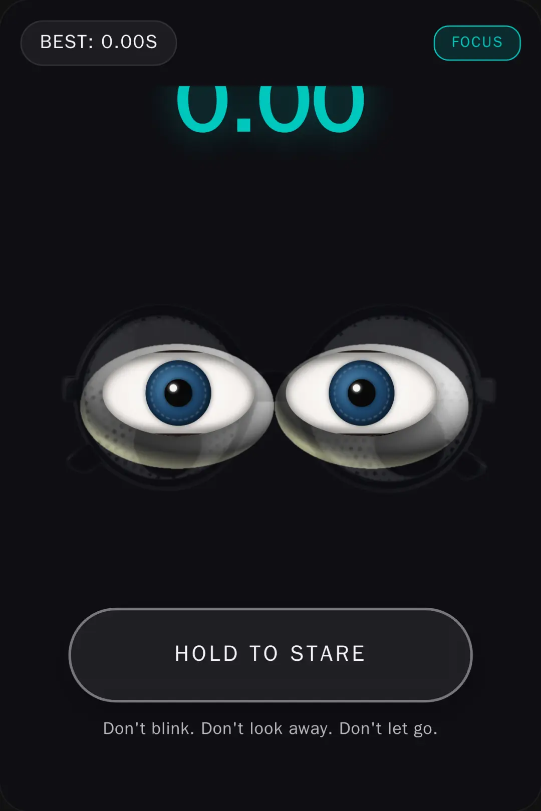 Don't Blink! The Eyes challenge cover