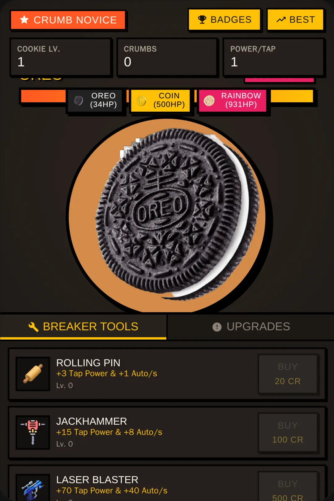Cookie Smasher game🍪🍪🍪🍪🥠🥠🥠🥠 cover