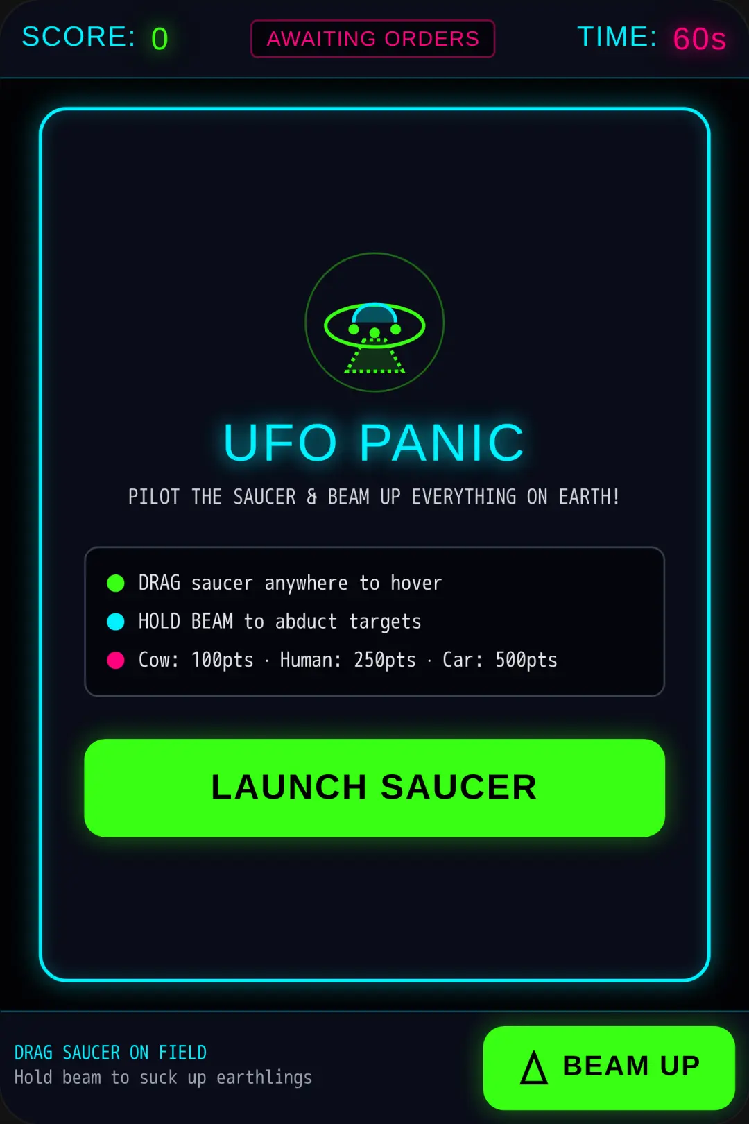 UFO Panic - Alien Abduction cover