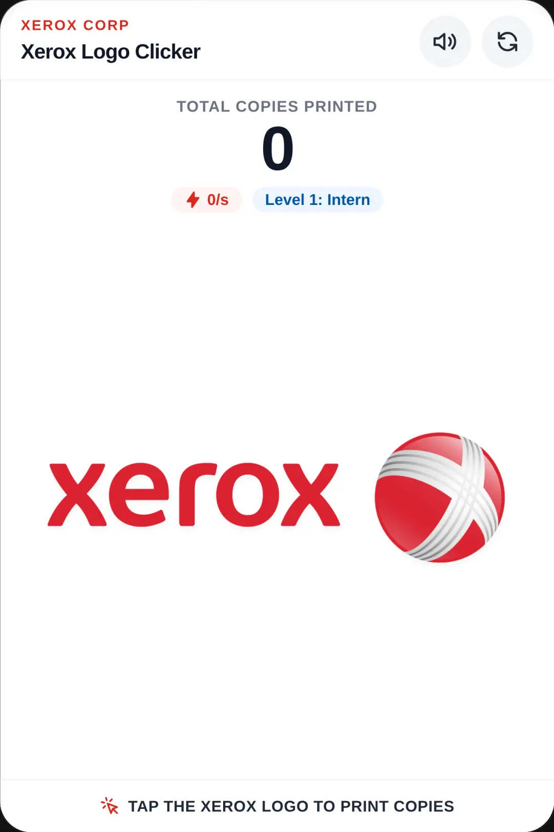 Xerox Logo Clicker cover