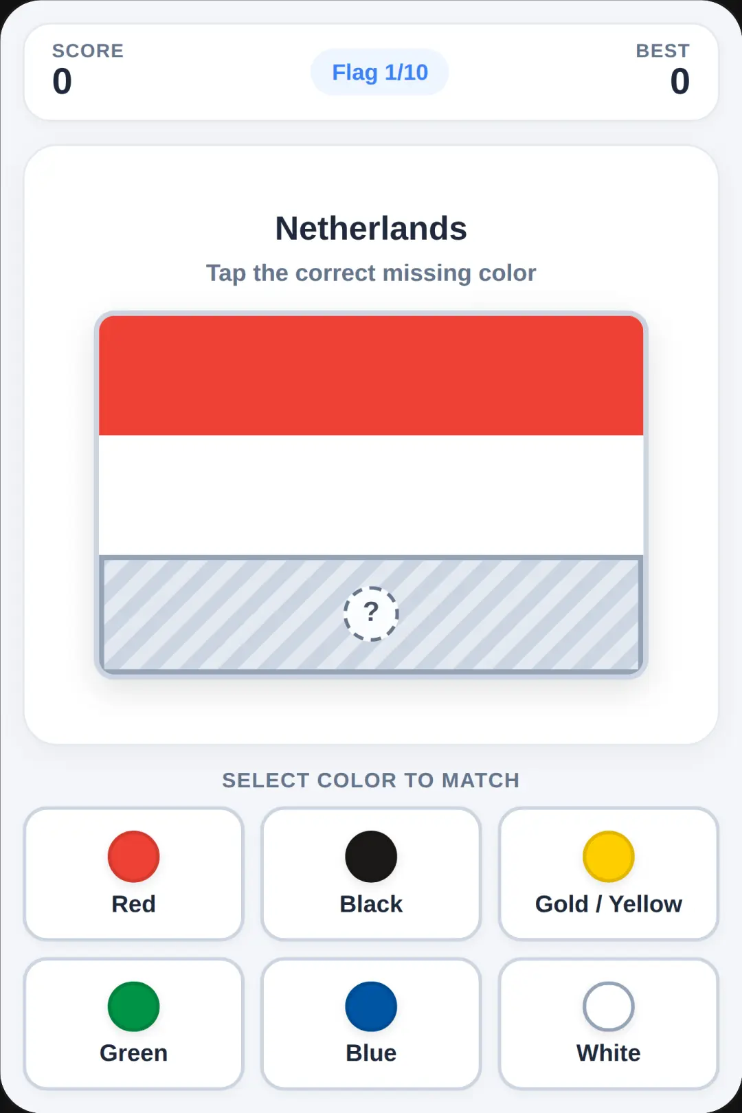 Flag Color Match cover