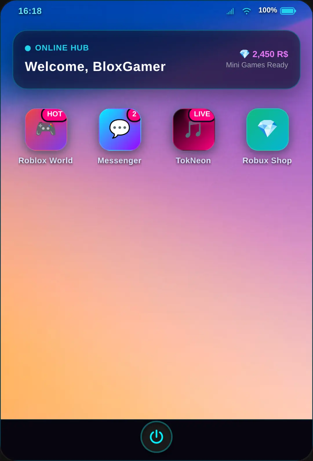 CyberPhone - Neon Blox & Apps Hub cover