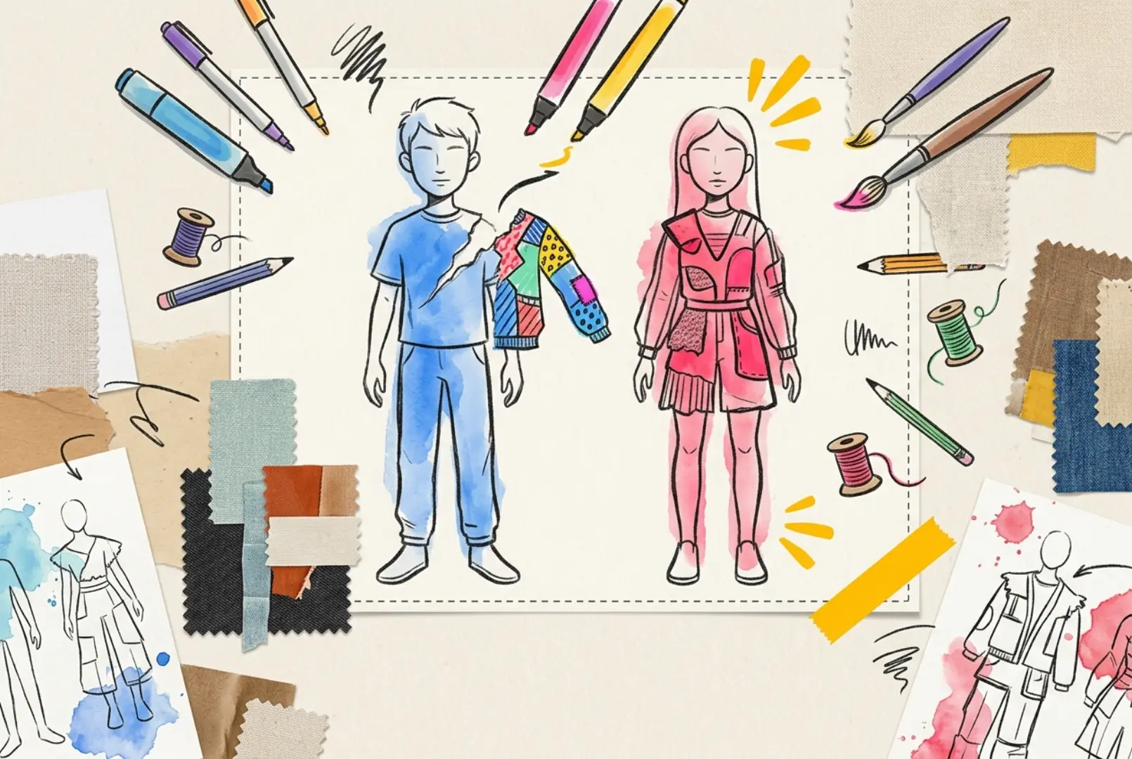 DIY Fashion Sketchbook