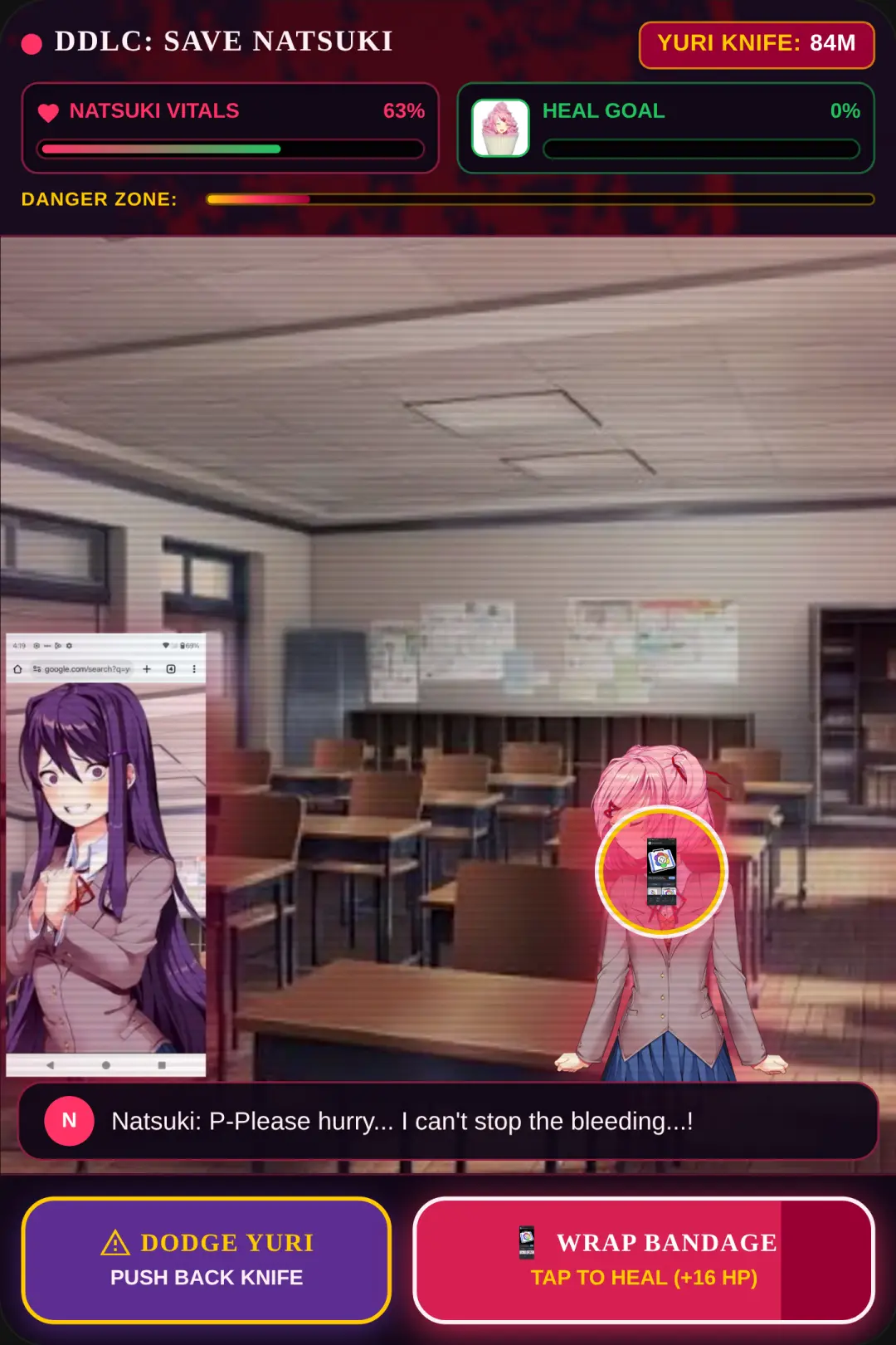DDLC: Save Natsuki cover