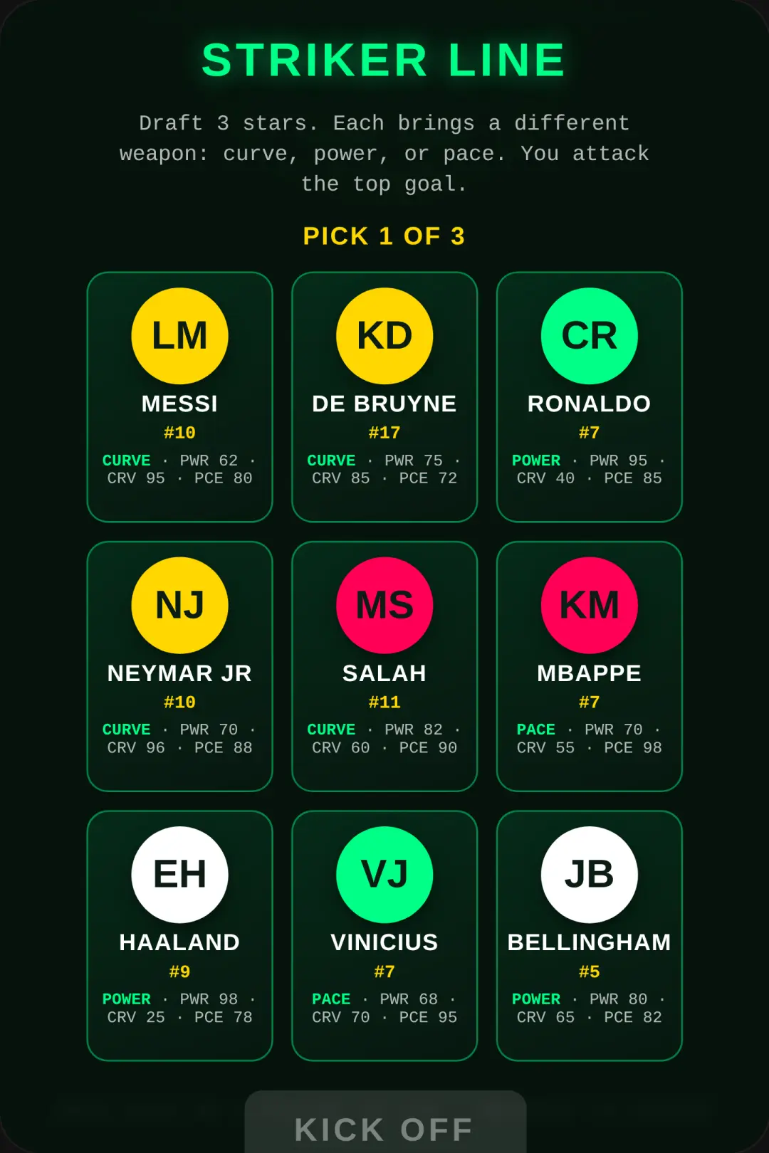 STRIKER LINE — Tactical Flick Soccer cover