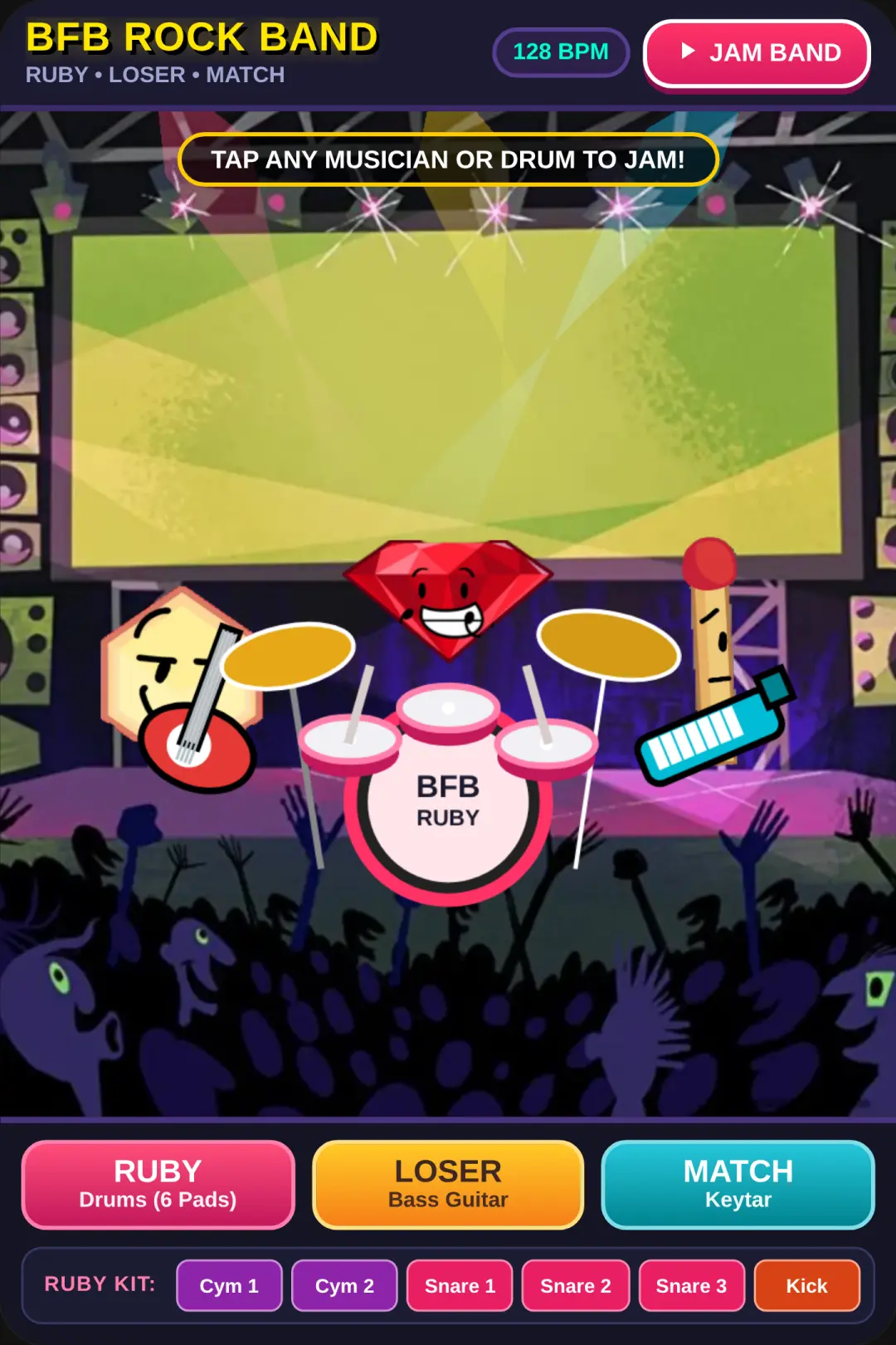 BFB Band: Ruby, Loser & Match cover