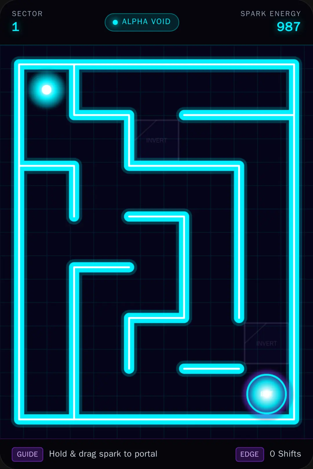 Spark Maze: Neon Void cover