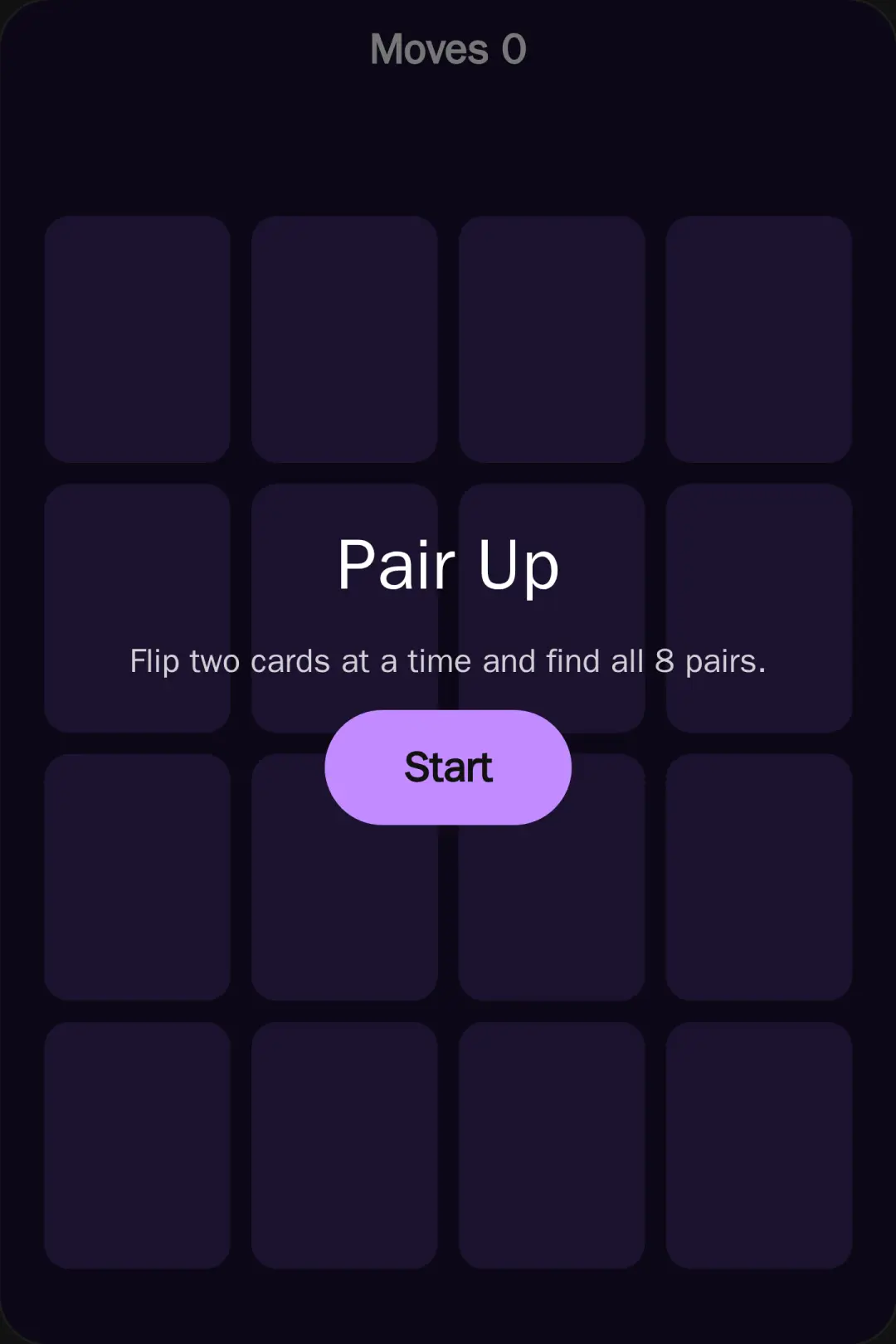 Pair Up Memory cover