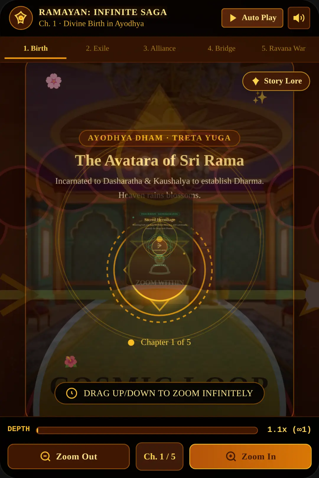 Ramayan: Infinite Odyssey · Birth to Ravana cover