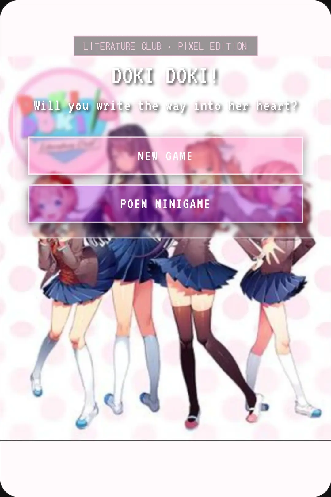 Doki Doki Literature Club - Pocket Edition cover