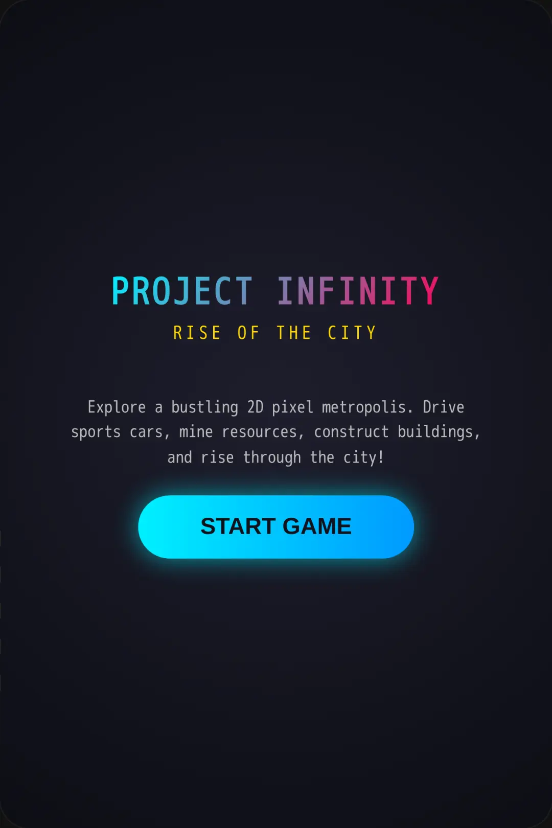 PROJECT INFINITY: RISE OF THE CITY cover