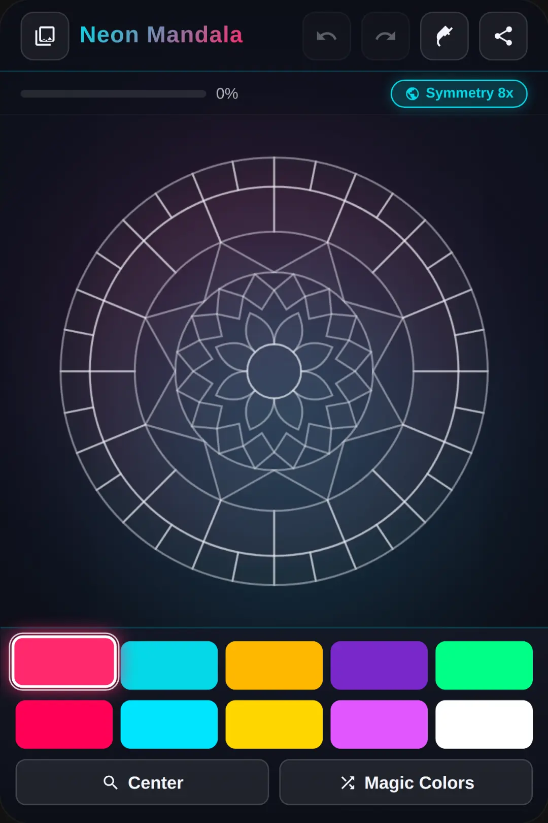 Neon Mandala Studio cover