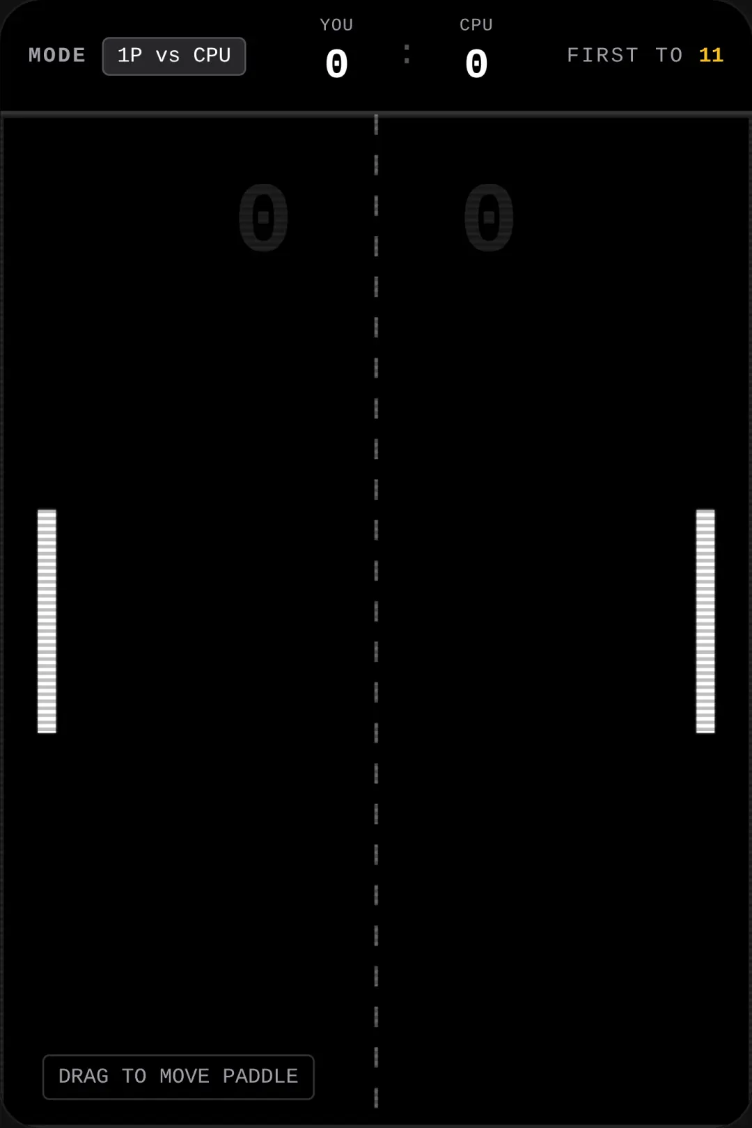Retro Pong cover
