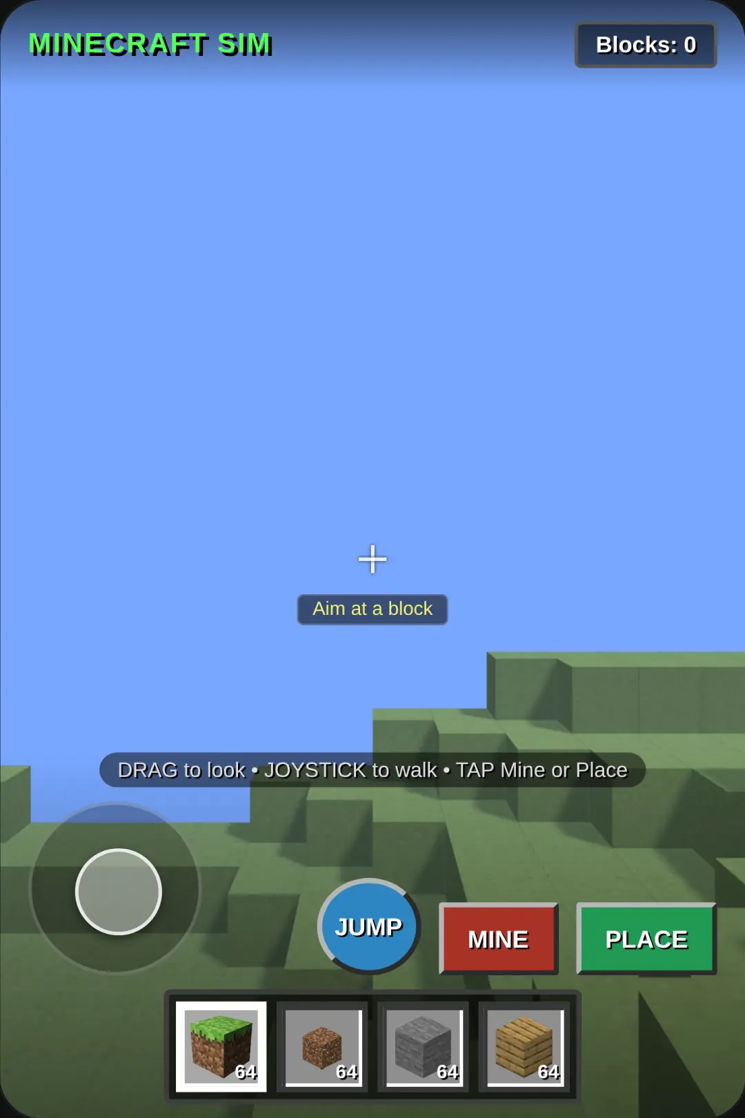 Minecraft Simulator sorry it might not work I couldn't fix that glitch cover