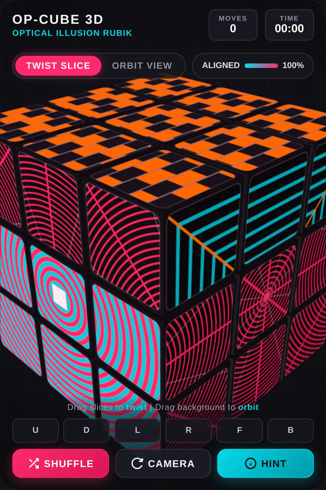 Optical Illusion Rubik's Cube 3D cover