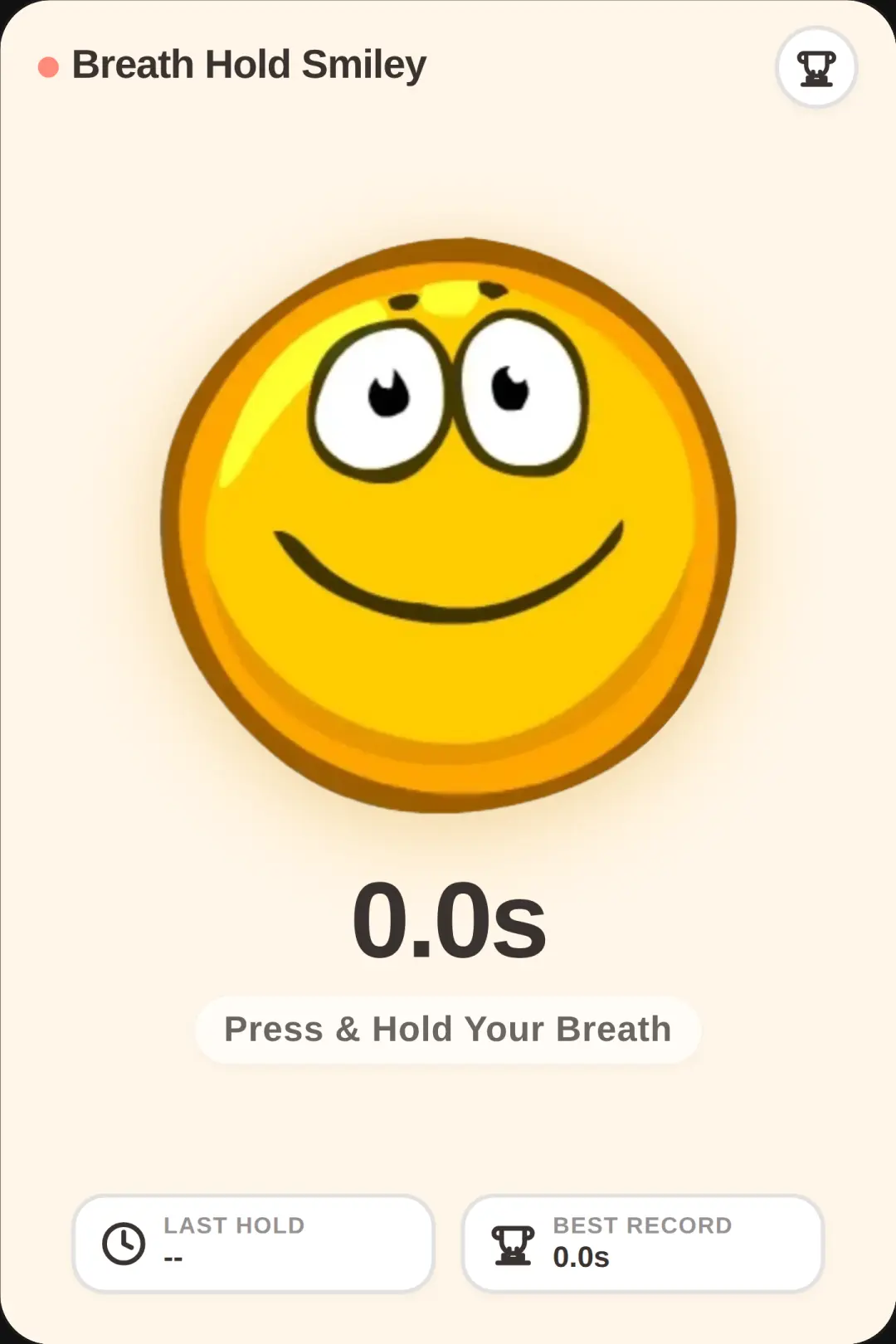 Breath Hold Smiley cover