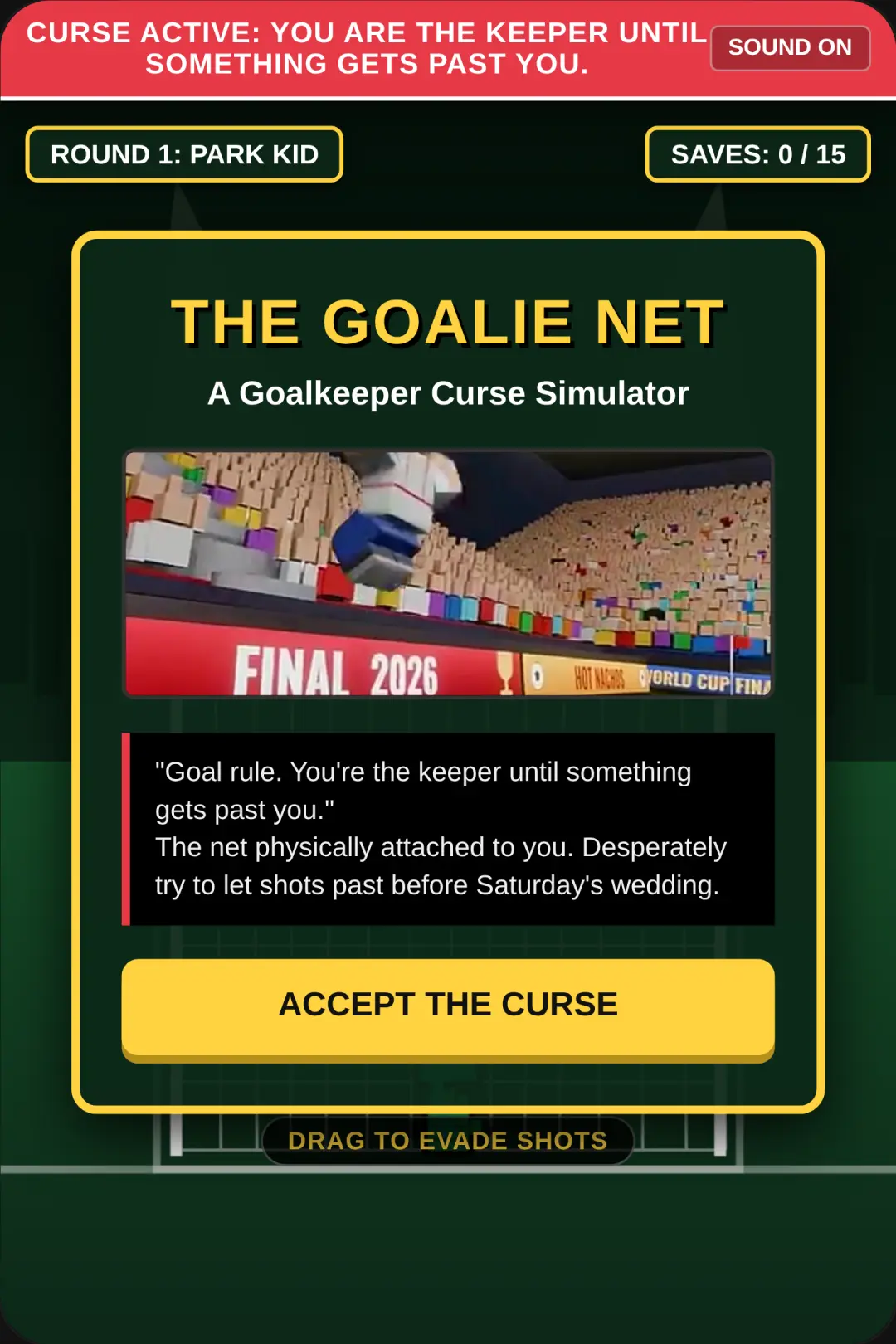 The Goalie Net cover