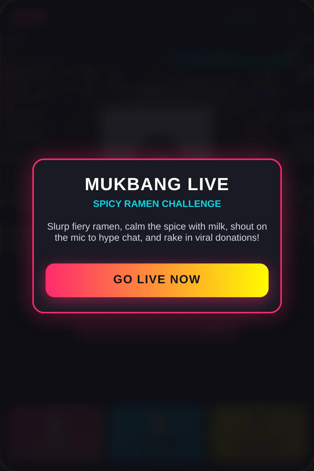 Mukbang Stream: Spicy Ramen Challenge cover