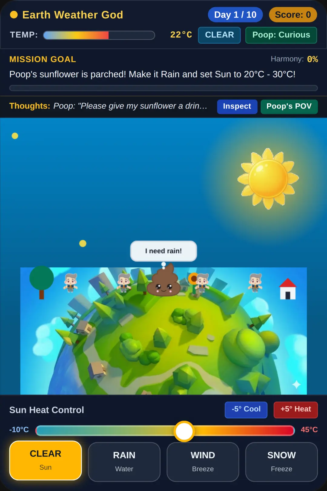 Earth Weather God & Poop cover