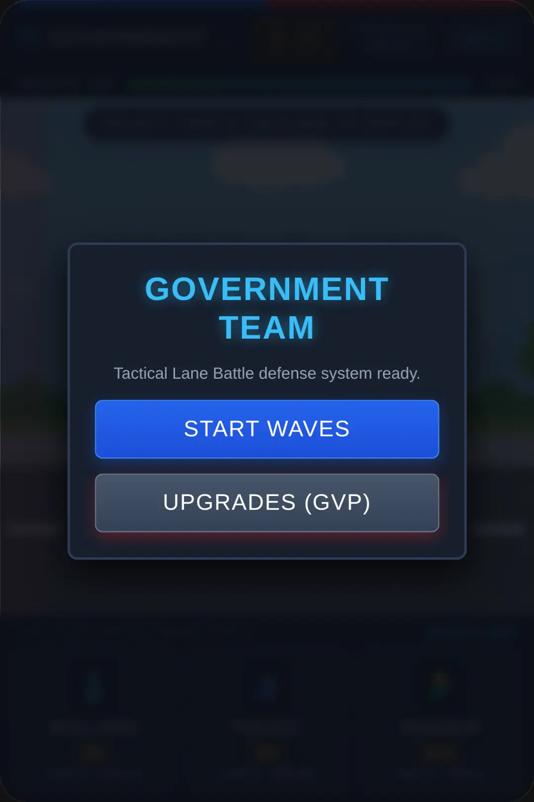 Government Team - Tactical Lane Battle cover