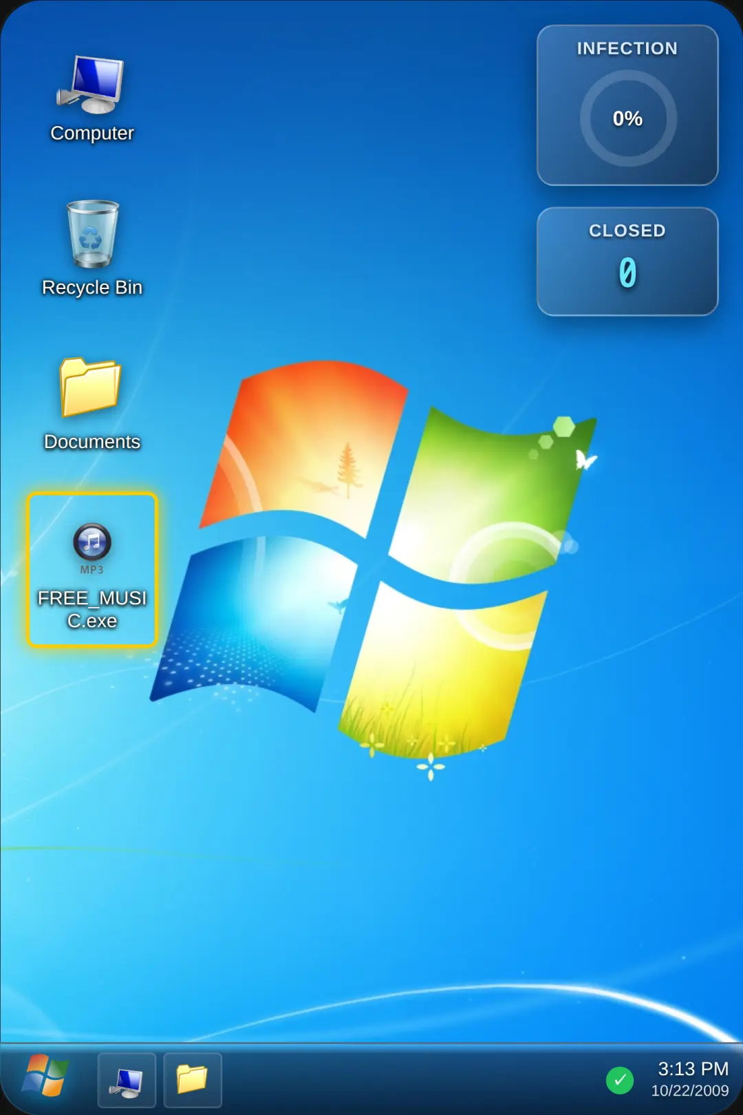 Windows 7 Virus cover