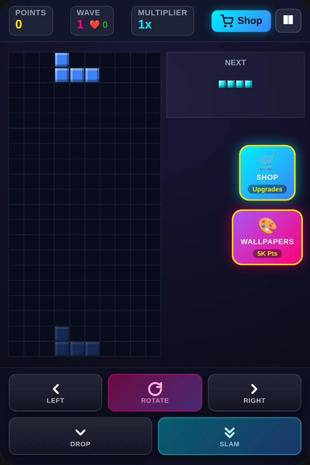 Neon Tetris cover