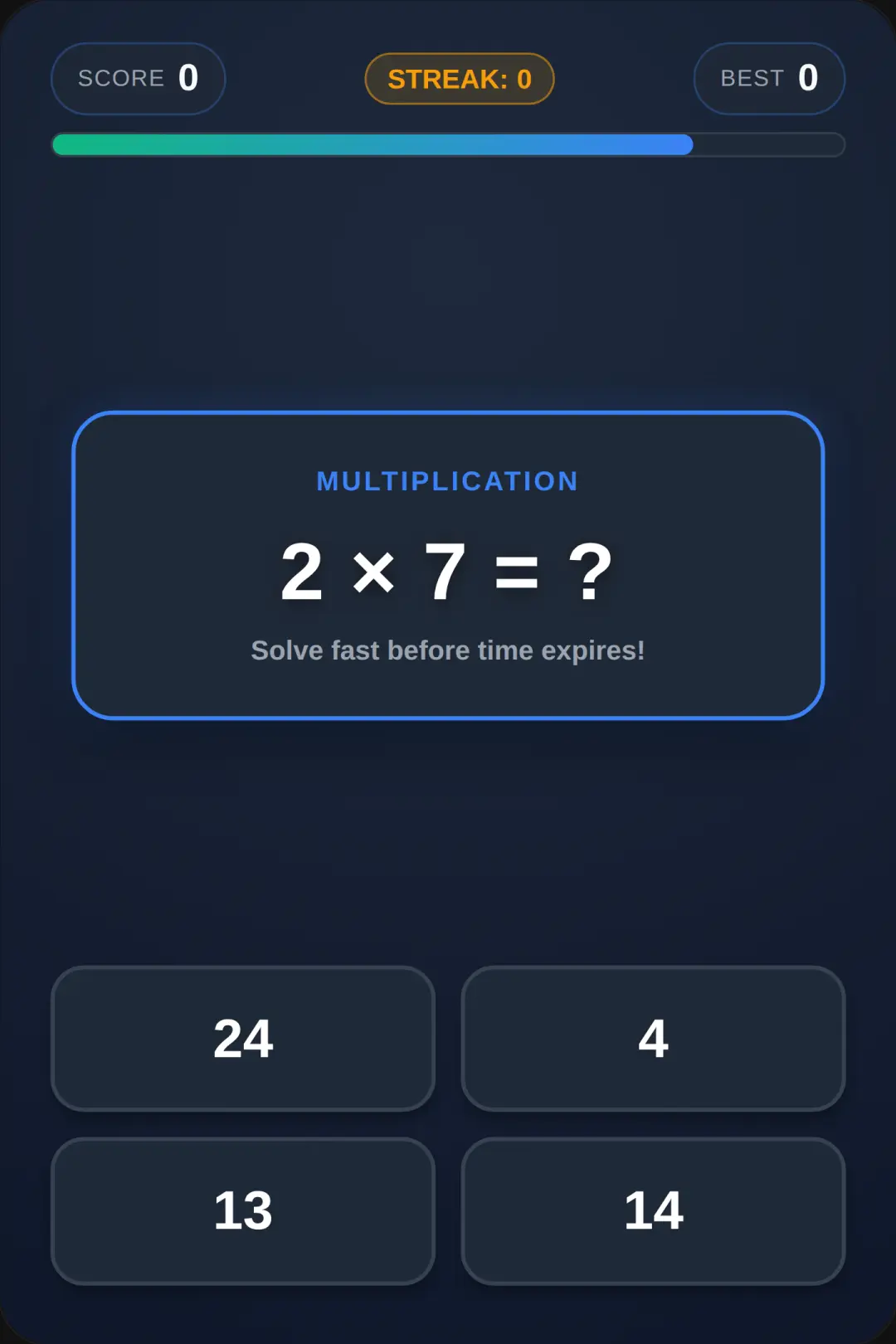Math puzzle game cover