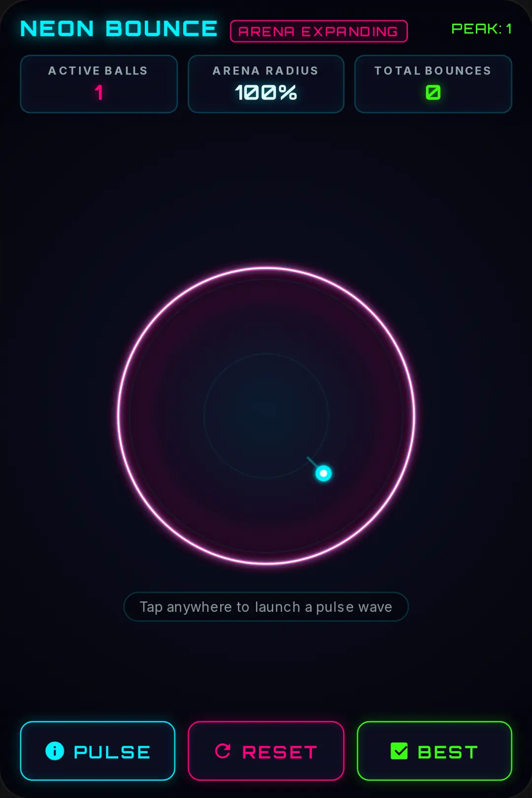 Neon Circle Bounce cover