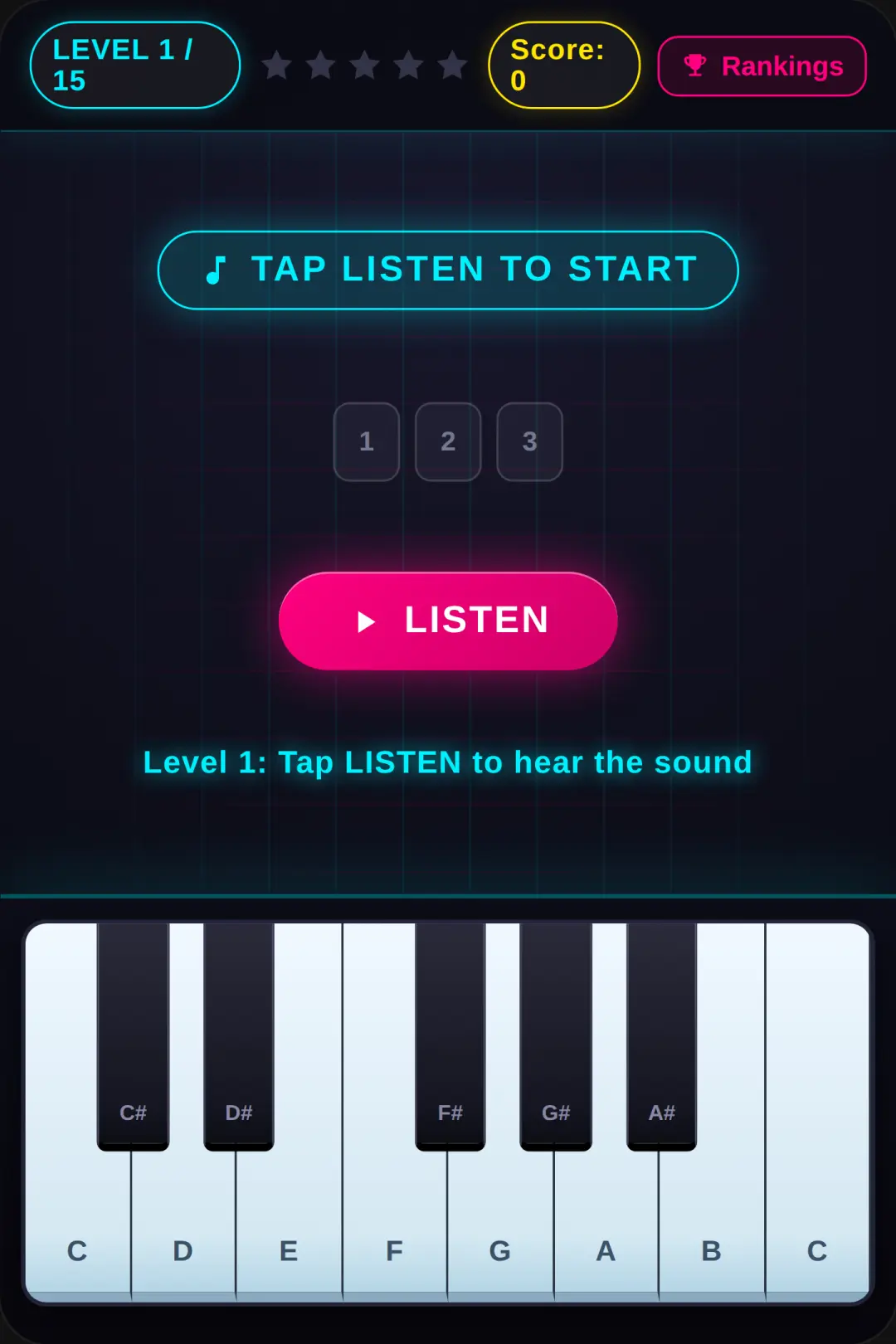 Neon Echo Piano cover