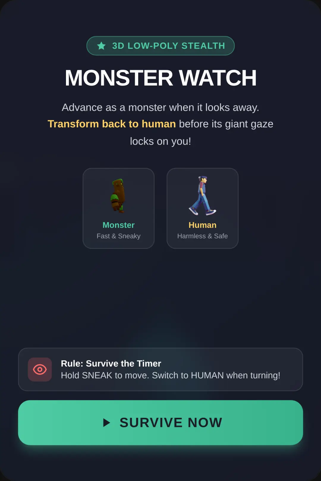 Monster Watch: Disguise & Survive cover