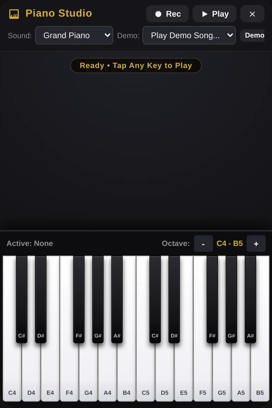 Grand Piano Studio cover