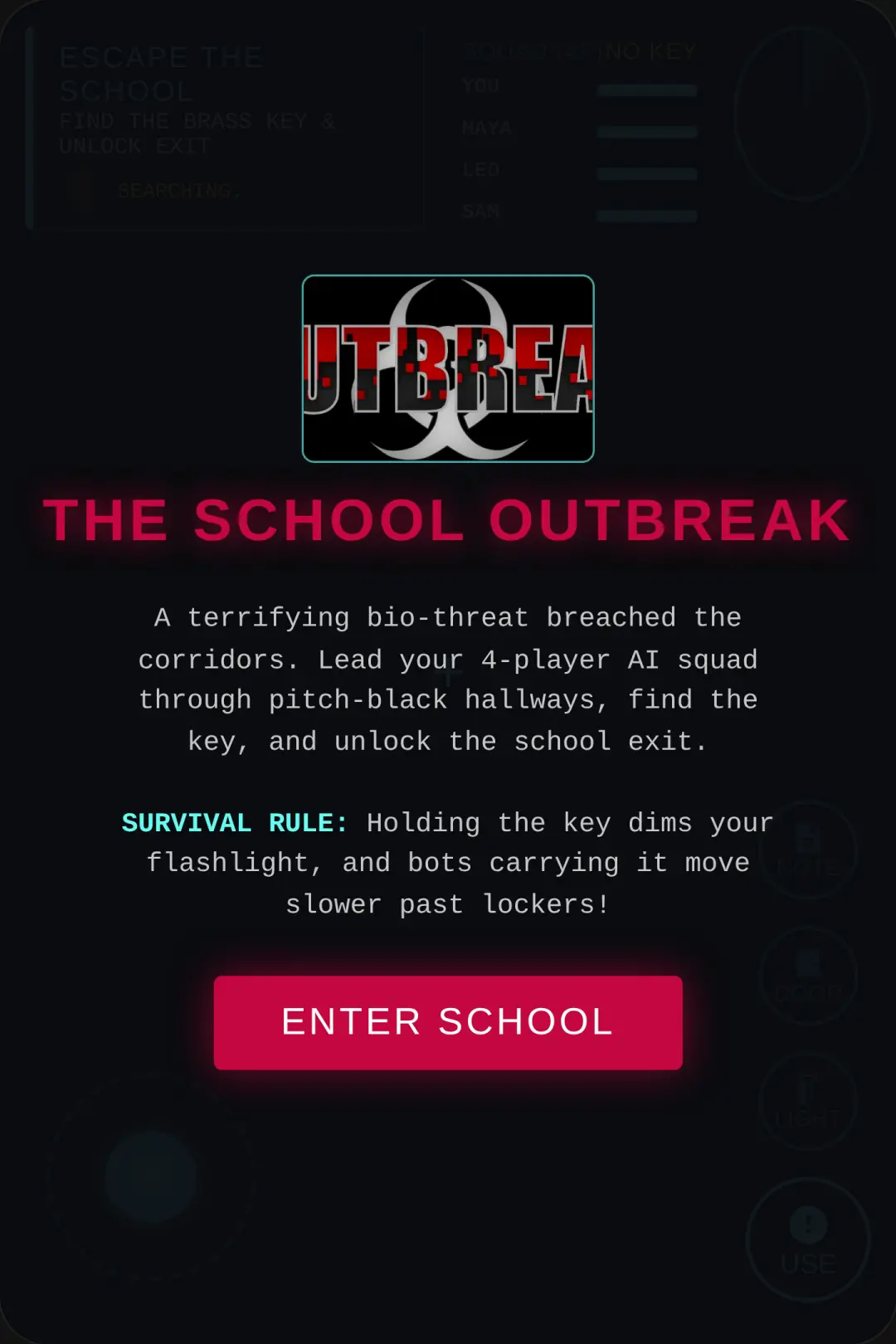 THE SCHOOL OUTBREAK ZOMBIE 3D cover