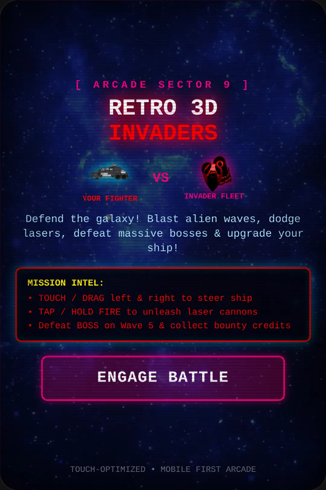 ReTrO 3D InVaDeRs cover