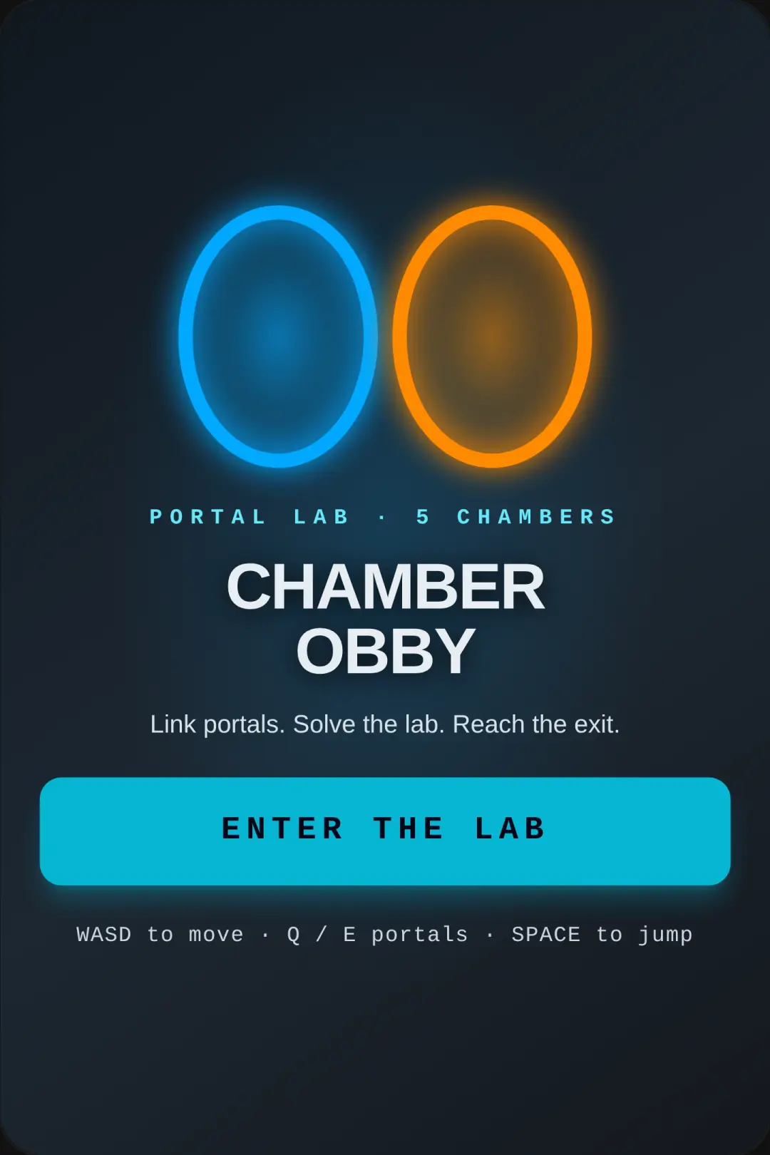 Chamber Obby: Portal Lab cover