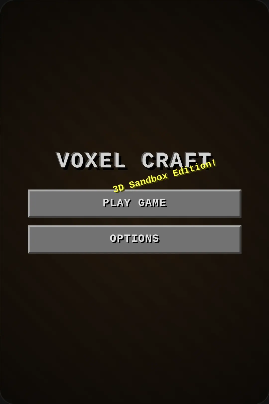 Voxel Craft 3D cover
