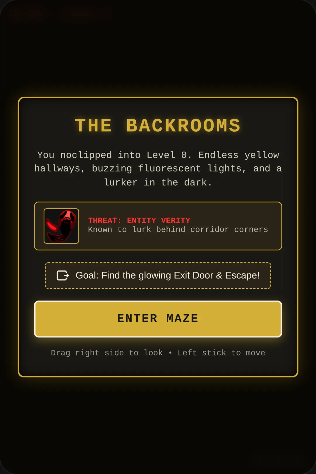 Escape the Backrooms cover