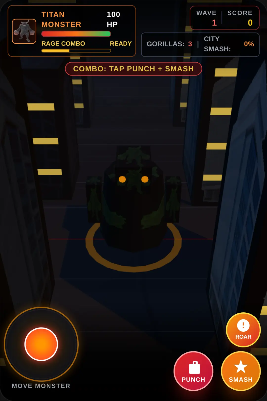 Kaiju Rampage: Gorilla Smash 3D cover