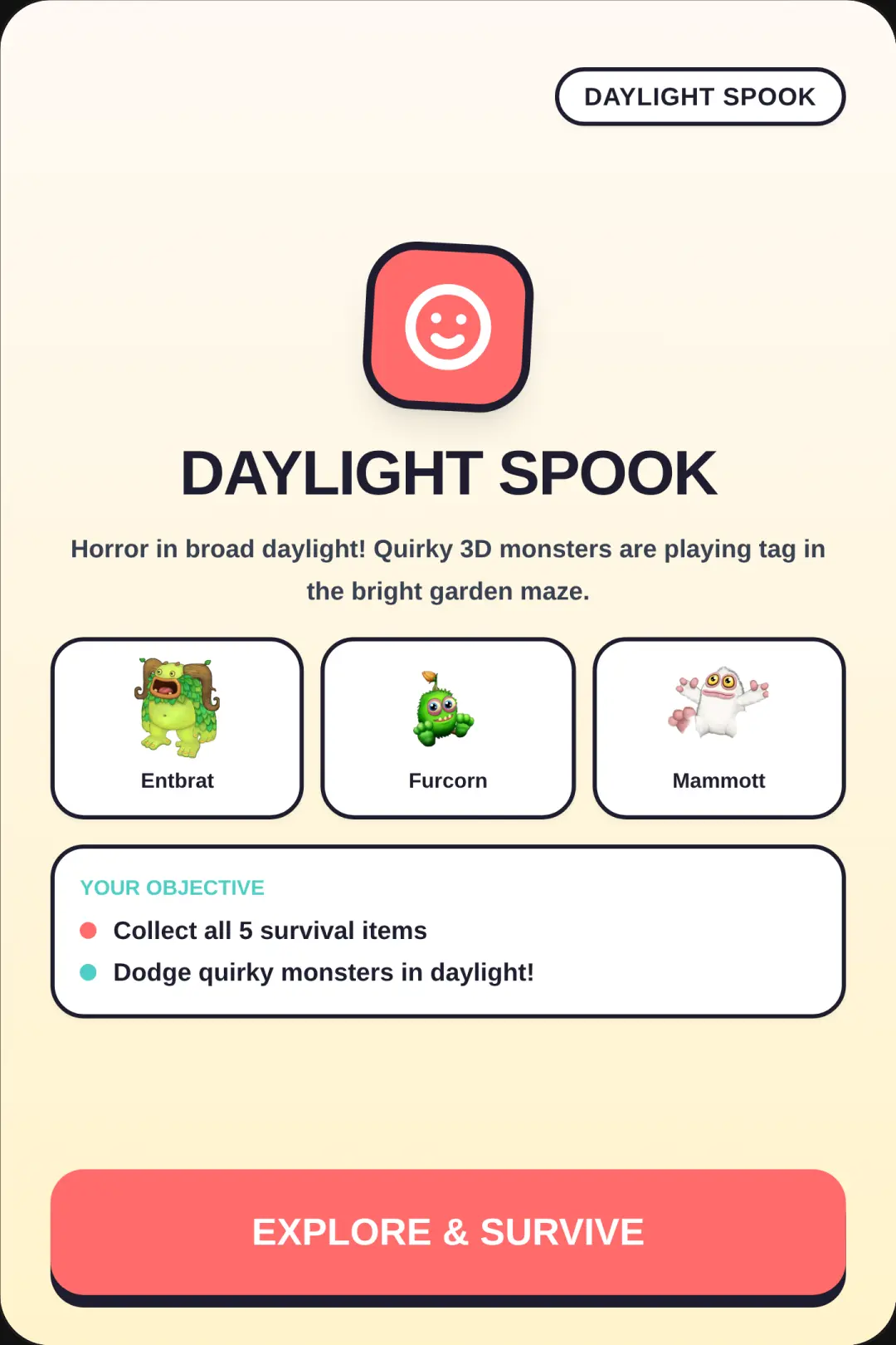 Daylight Spook: Sunny Maze Survival cover