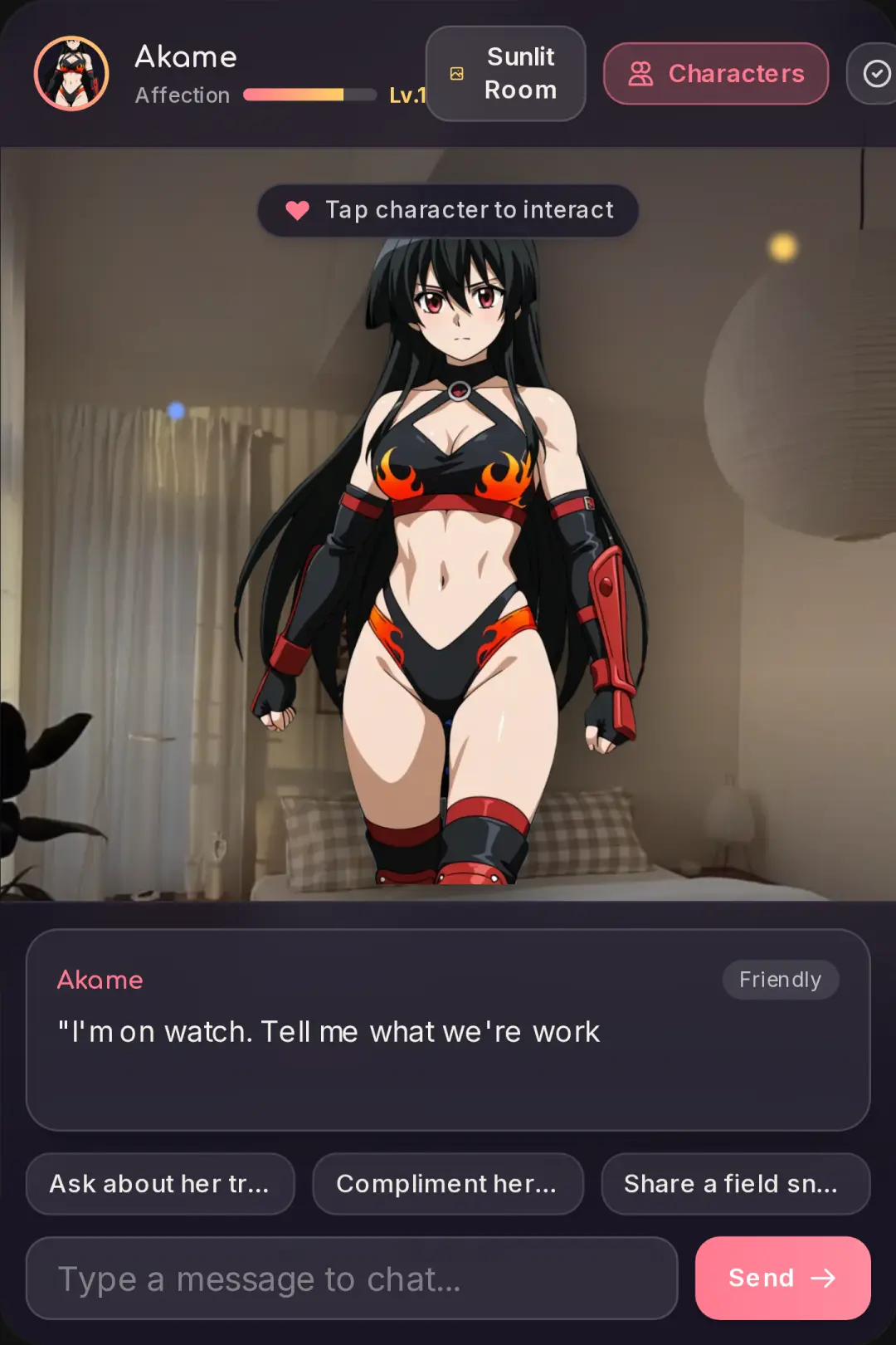 Anime Lounge: Character Chat Hub cover