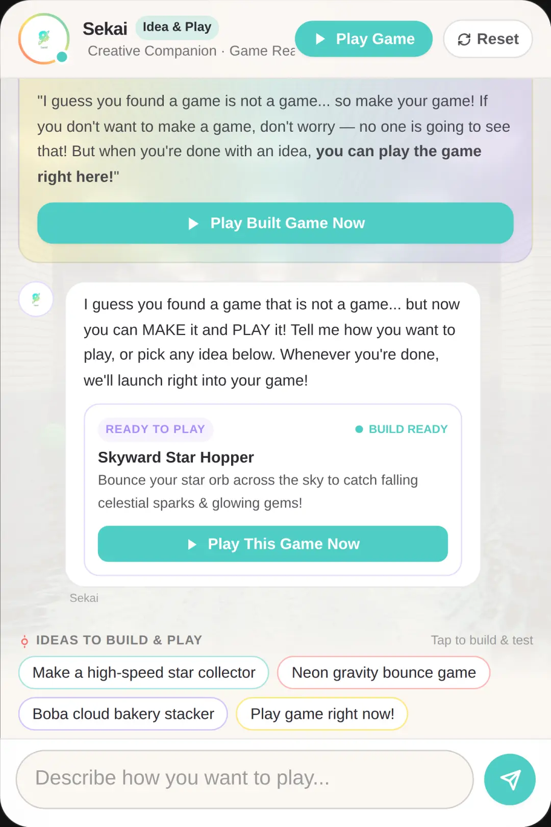 Sekai Creative Companion & Game cover