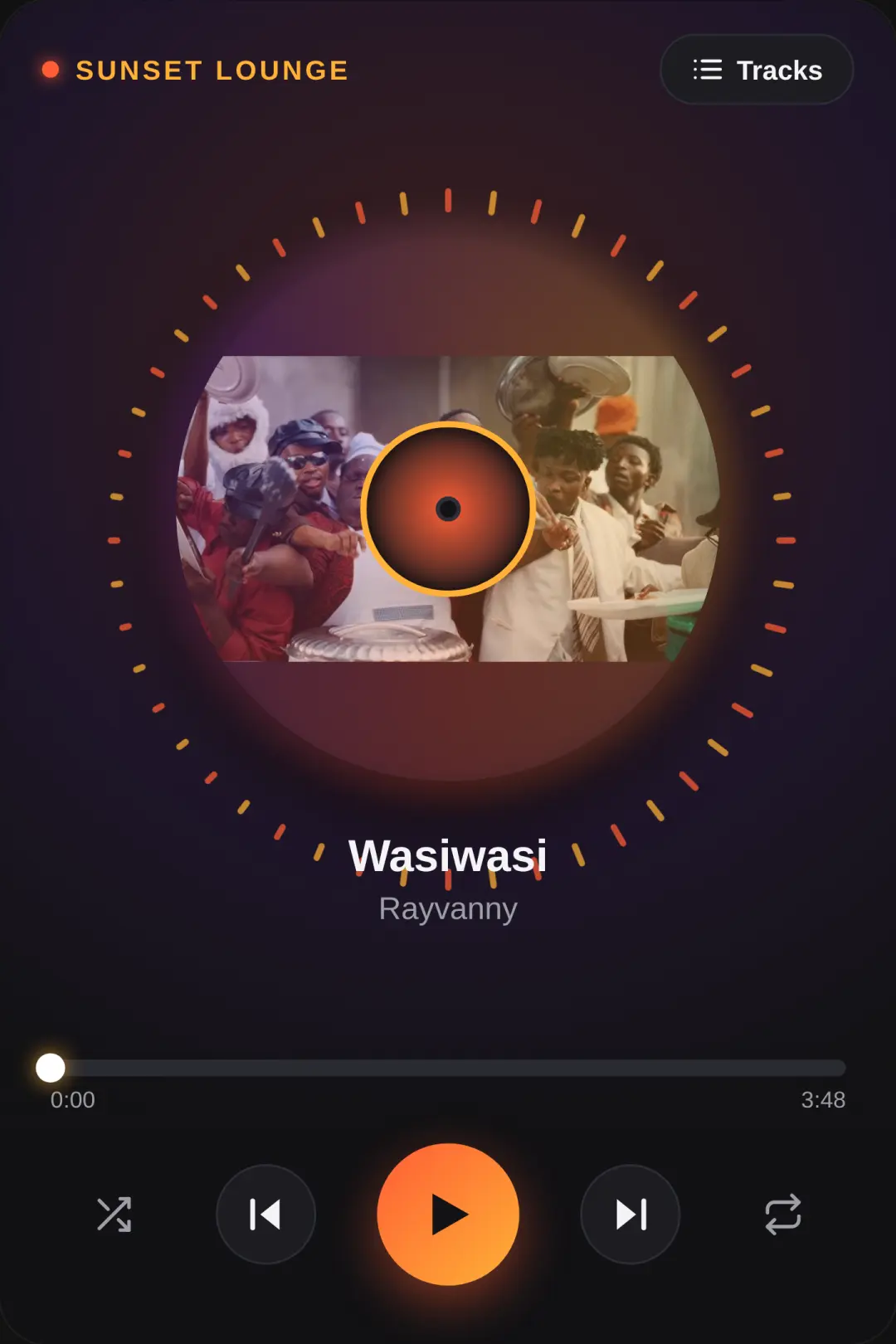 Sunset Lounge Player cover