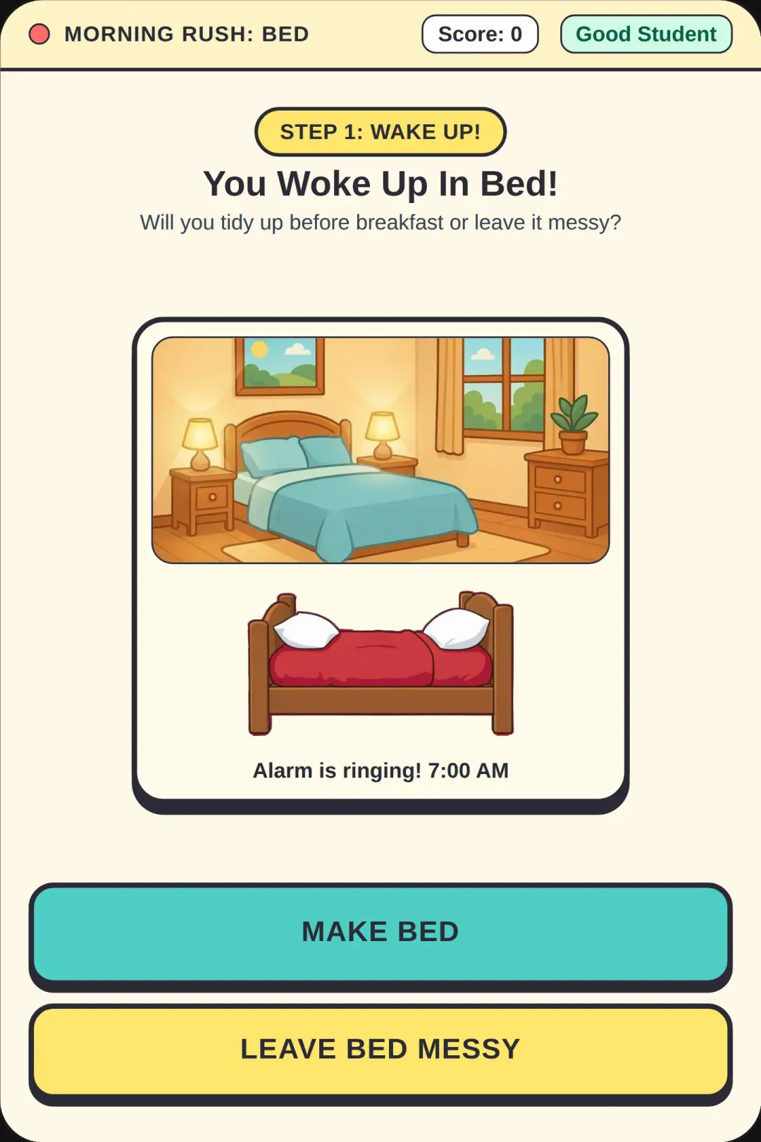 Morning Rush: Secret Phone & Reading Test cover