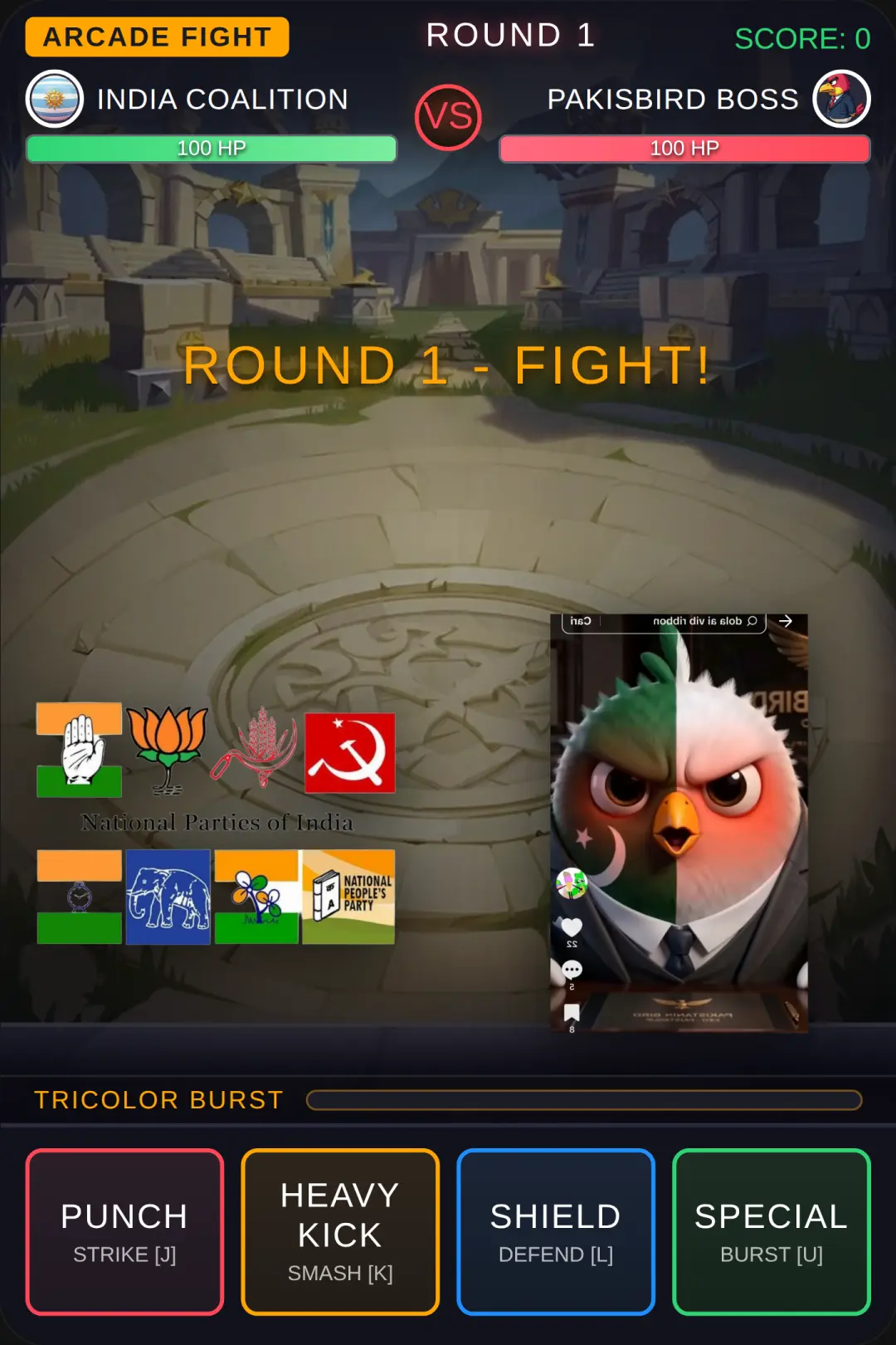 VS: Party Battle vs Pakisbird cover