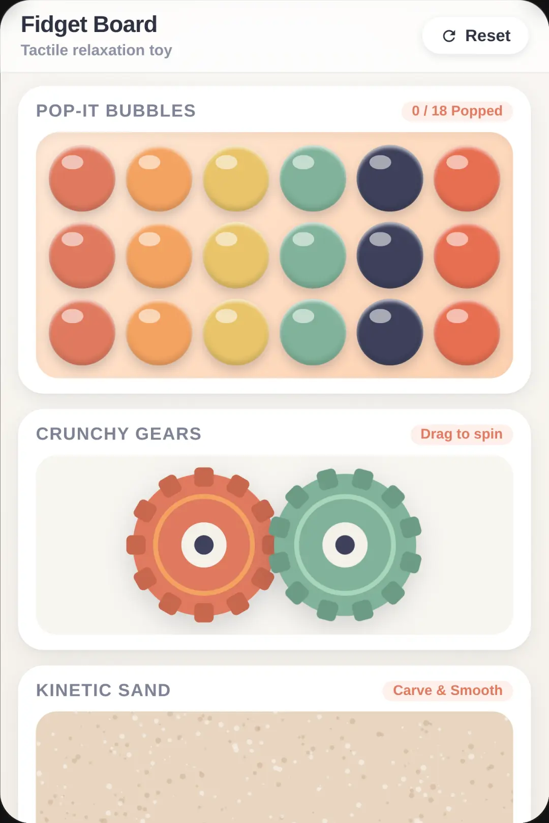 Satisfying Fidget Board cover